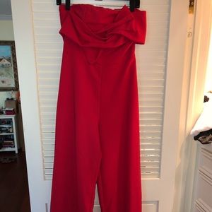 Red jumpsuit